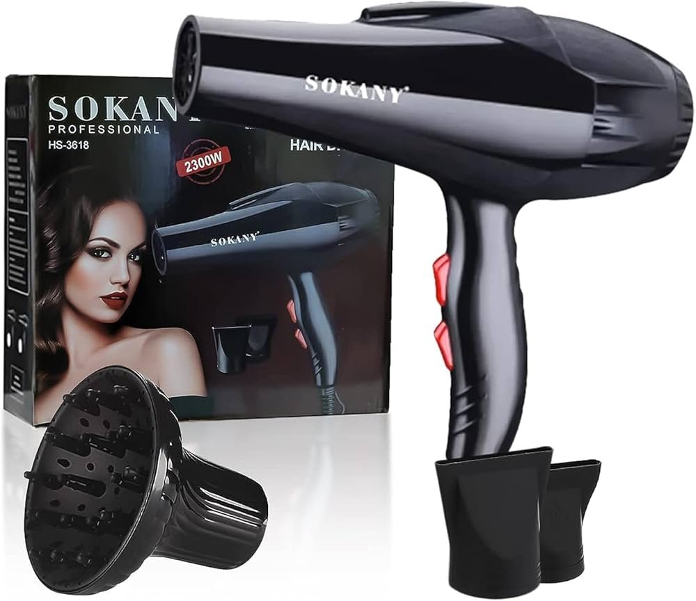 Sokany 2300w 3618 hair dryer - Image 2