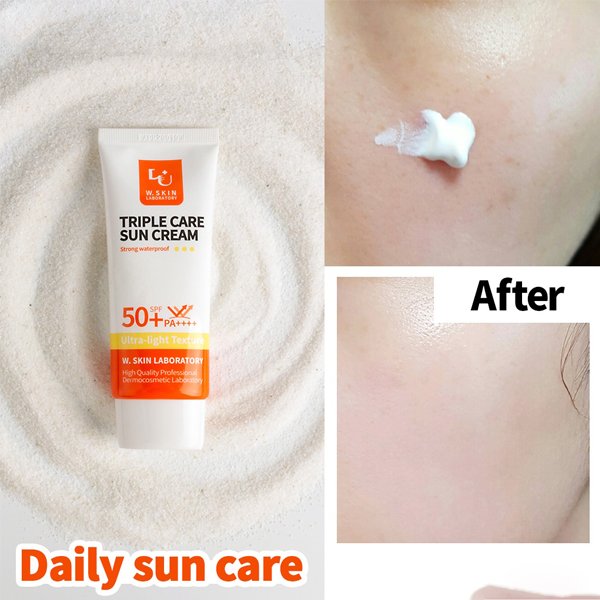 W. SKIN LABORATORY Triple Care Sun Cream SPF50+ PA+ 60g - Image 2