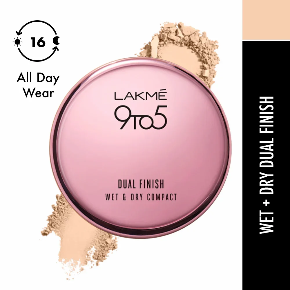 Lakme 9 To 5 Primer + Matte Powder Foundation Compact