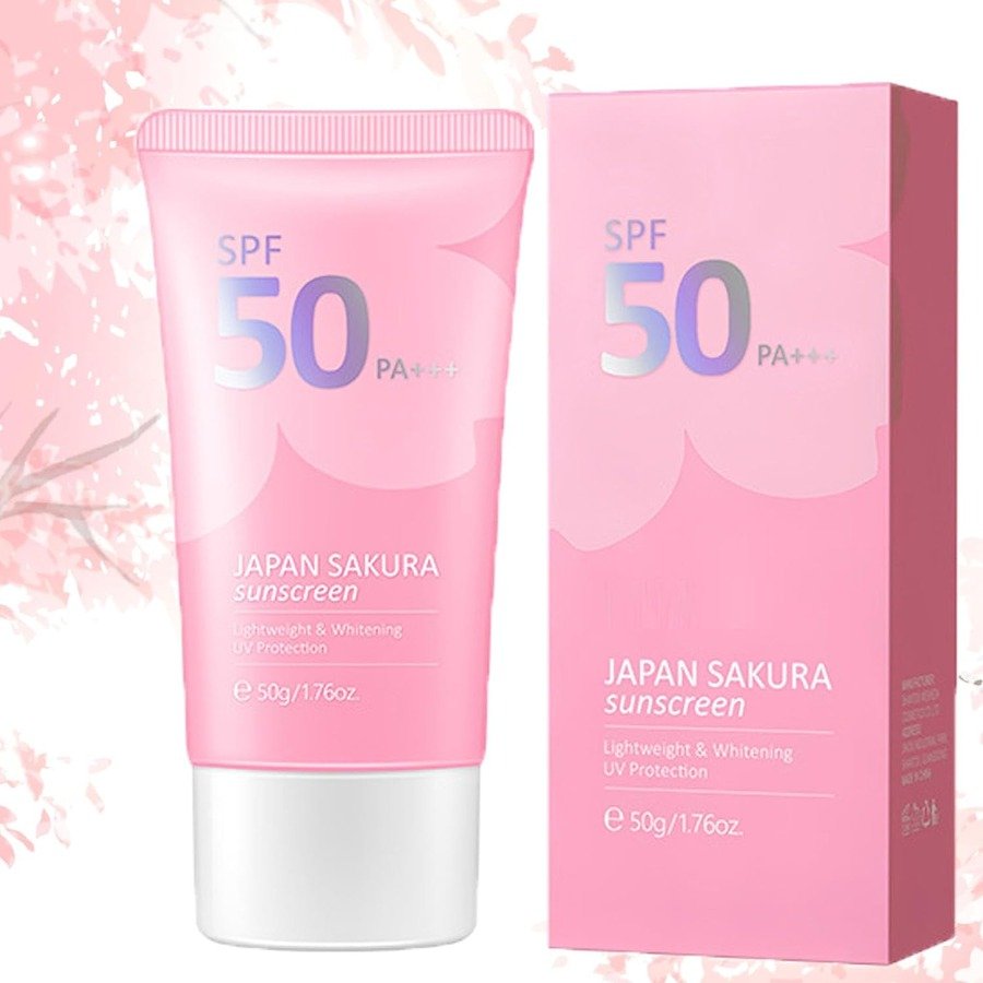 Laikou Japan Sakura Sunscreen SPF 50 PA+++ - 50g - Image 2