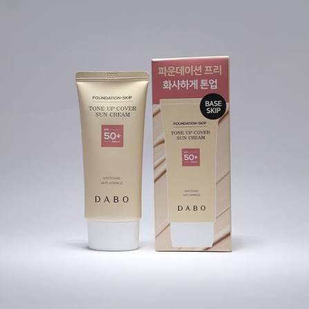 DABO Foudation Skip Tone Up Cover SunCream SPF+ PA++++ 50ml - Image 2
