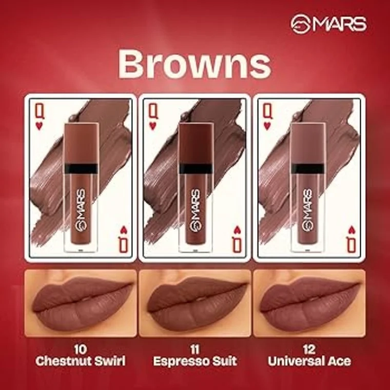 Mars Cosmetics Queen of Mattes Liquid Lipsticks Box Set - Image 3