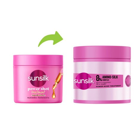 Sunsilk 8% Amino Silk Complex Smooth & Manageable Power Bond Treatment 250ml - Image 2