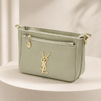 Elegant Monogram Multi-Compartment Shoulder Bag