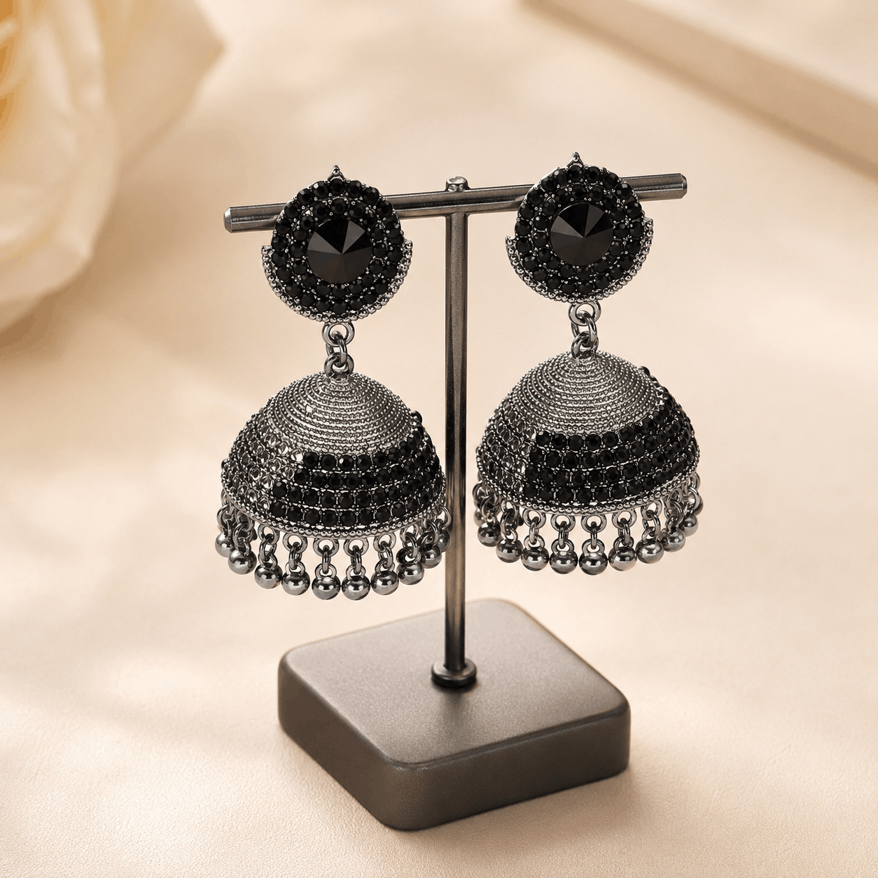 Multicolor Traditional Dome Jhumka Earrings