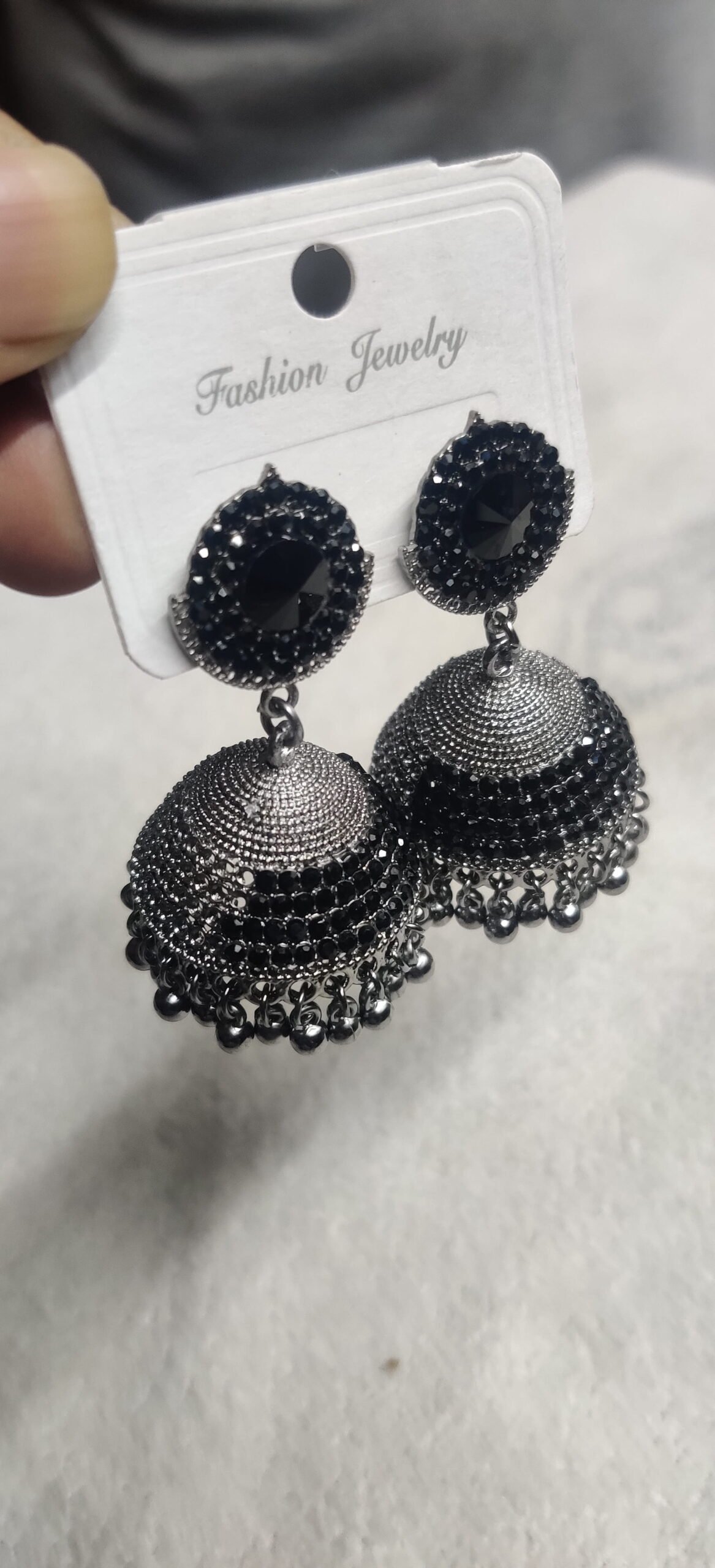 Multicolor Traditional Dome Jhumka Earrings - Image 4